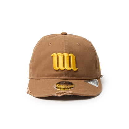 NEW ERA MINNANO DAMAGE RETRO CROWN 9FIFTY Powered by Goro (MIN-NANO) ニューエラ ミンナノ ダメージ レトロクラウン 9FIFTY 15175390【メンズ アウトドア スポーツ カジュアル キャップ 26FW】