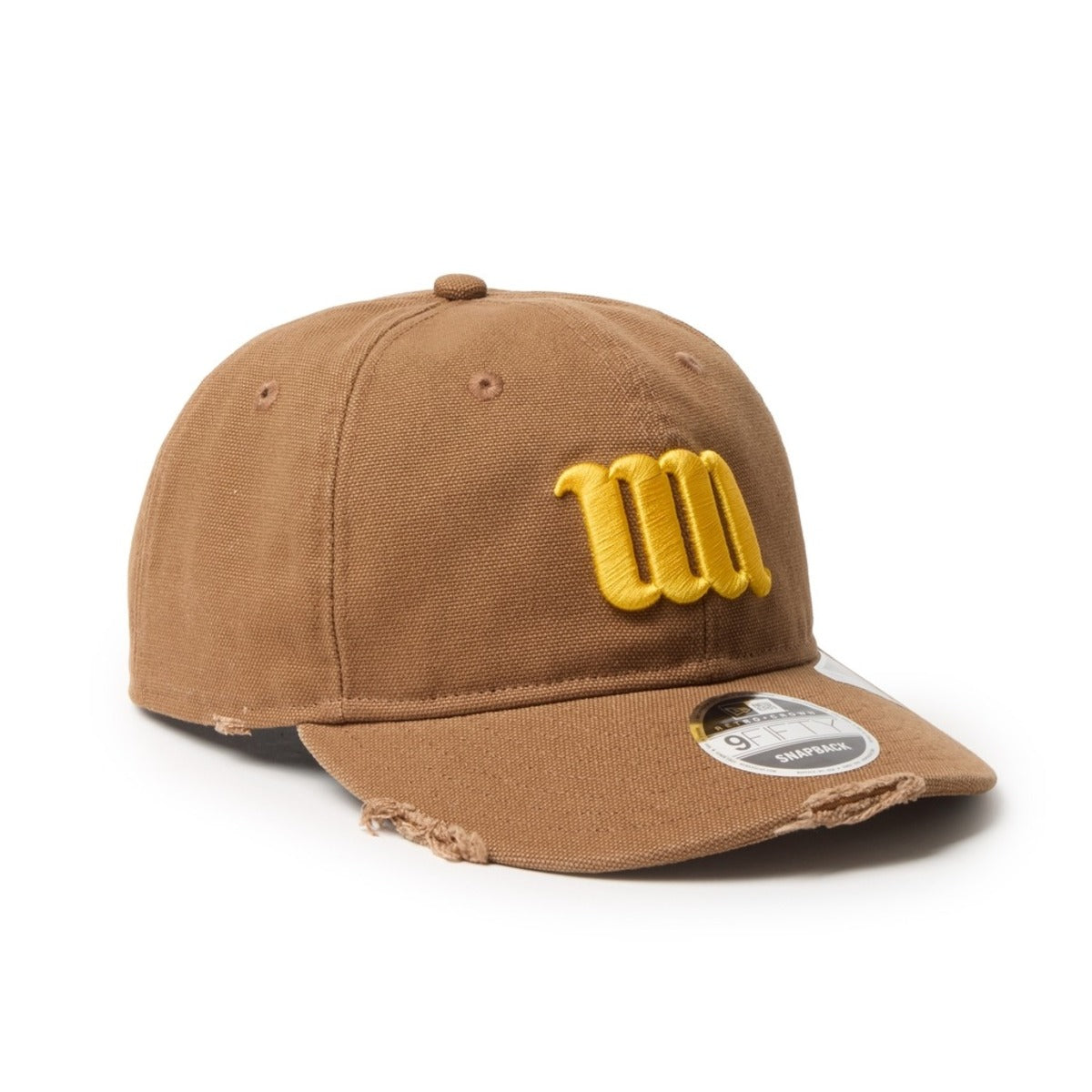 NEW ERA MINNANO DAMAGE RETRO CROWN 9FIFTY Powered by Goro (MIN-NANO) ニューエラ ミンナノ ダメージ レトロクラウン 9FIFTY 15175390【メンズ アウトドア スポーツ カジュアル キャップ 26FW】