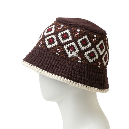 NEW ERA KNIT BUCKET Powered by Goro (MIN-NANO) ニューエラ ニット バケット パワード バイ ゴロー（ミンナノ） 15175398【メンズ バケットハット ストリート カジュアル ライフスタイル 26FW】