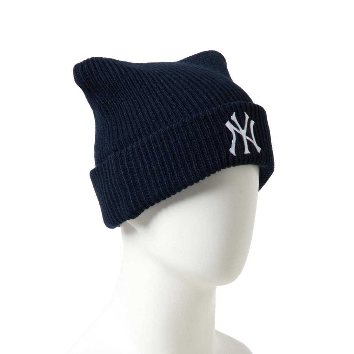 NEW ERA NEW YORK YANKEES SQUARE KNIT Powered by Goro (MIN-NANO) ニューエラ ニューヨーク・ヤンキース スクエア ニット パワード バイ ゴロー（ミンナノ） 15176536【メンズ ニットキャップ　ストリート カジュアル ライフスタイル 26FW】