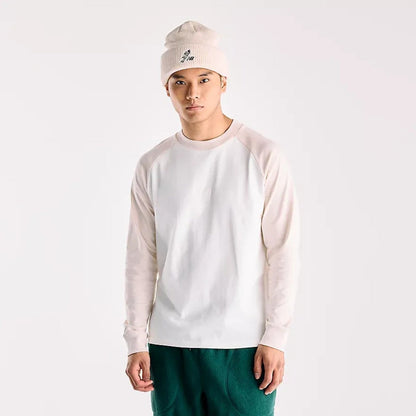 New Balance 大谷翔平 Signature Raglan Long Sleeve T-Shirt ニューバランス 大谷翔平 シグネチャーラグランロングスリーブTシャツ MT62L8VK【メンズ ロンT ロゴ刺繍 カジュアル デイリーユース 26FW】