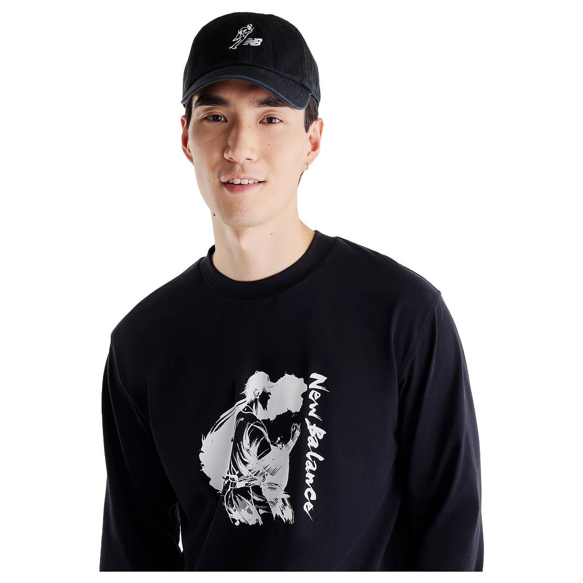 New Balance Shohei Ohtani Always On Graphic Long Sleeve T-Shirt ニューバランス 大谷翔平オールウェイズオングラフィックロングスリーブTシャツ MT62P34Q【メンズ 長袖Tシャツ ロンT グラフィックデザイン 速乾性 26FW】
