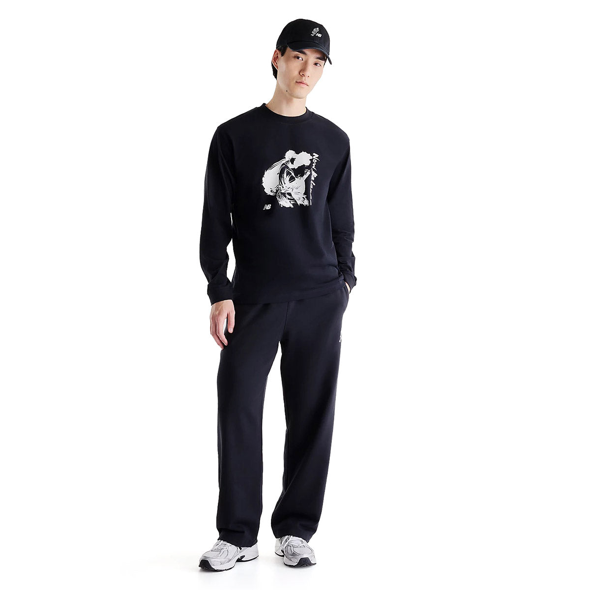 New Balance Shohei Ohtani Always On Graphic Long Sleeve T-Shirt ニューバランス 大谷翔平オールウェイズオングラフィックロングスリーブTシャツ MT62P34Q【メンズ 長袖Tシャツ ロンT グラフィックデザイン 速乾性 26FW】