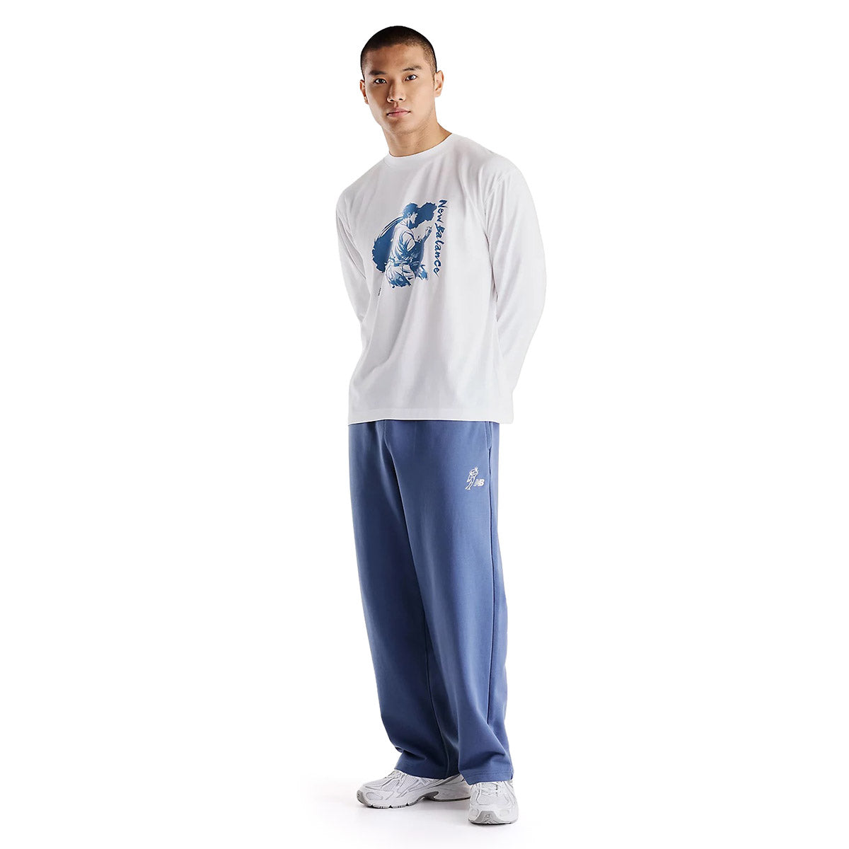 New Balance Shohei Ohtani Always On Graphic Long Sleeve T-Shirt ニューバランス 大谷翔平オールウェイズオングラフィックロングスリーブTシャツ MT62P34Q【メンズ 長袖Tシャツ ロンT グラフィックデザイン 速乾性 26FW】