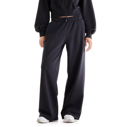New Balance Klutch X NB Cotton Fleece Pant ニューバランス Klutch X NBコットンフリースパンツ WB61246H【レディース スウェットパンツ リラックスフィット ワイドレッグシルエット 刺繍ロゴ 26FW】