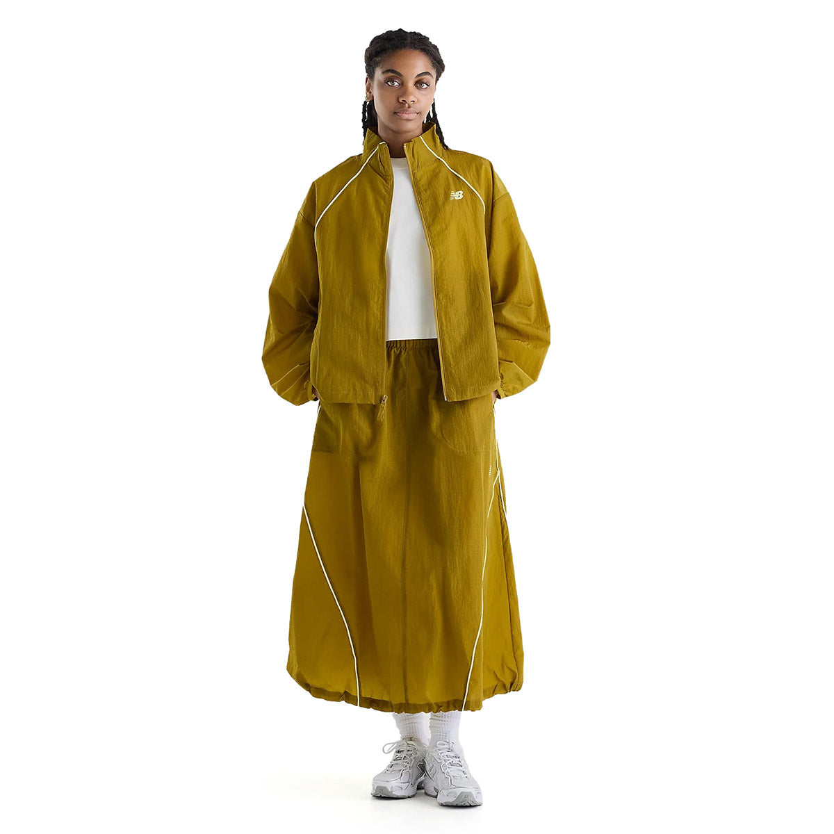 New Balance Sport Legacy Jacket ニューバランス Sport レガシージャケット WJ6113KS【レディース ナイロンジャケット ヘリテージスタイル 軽量 耐水加工 撥水 26FW】