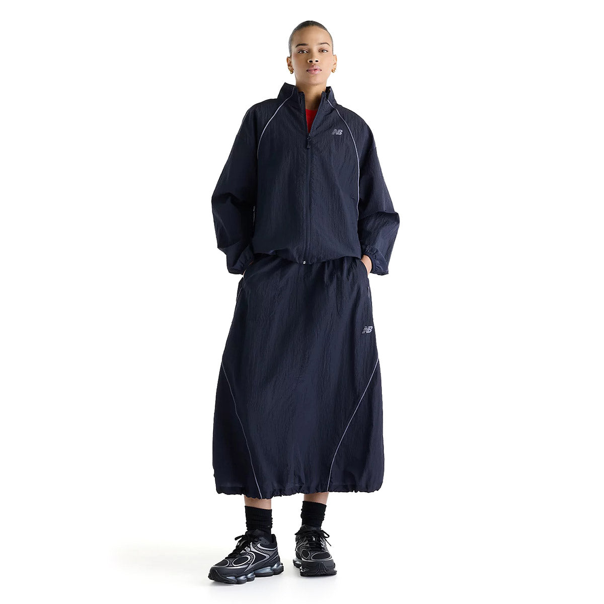 New Balance Sport Legacy Jacket ニューバランス Sport レガシージャケット WJ6113KS【レディース ナイロンジャケット ヘリテージスタイル 軽量 耐水加工 撥水 26FW】