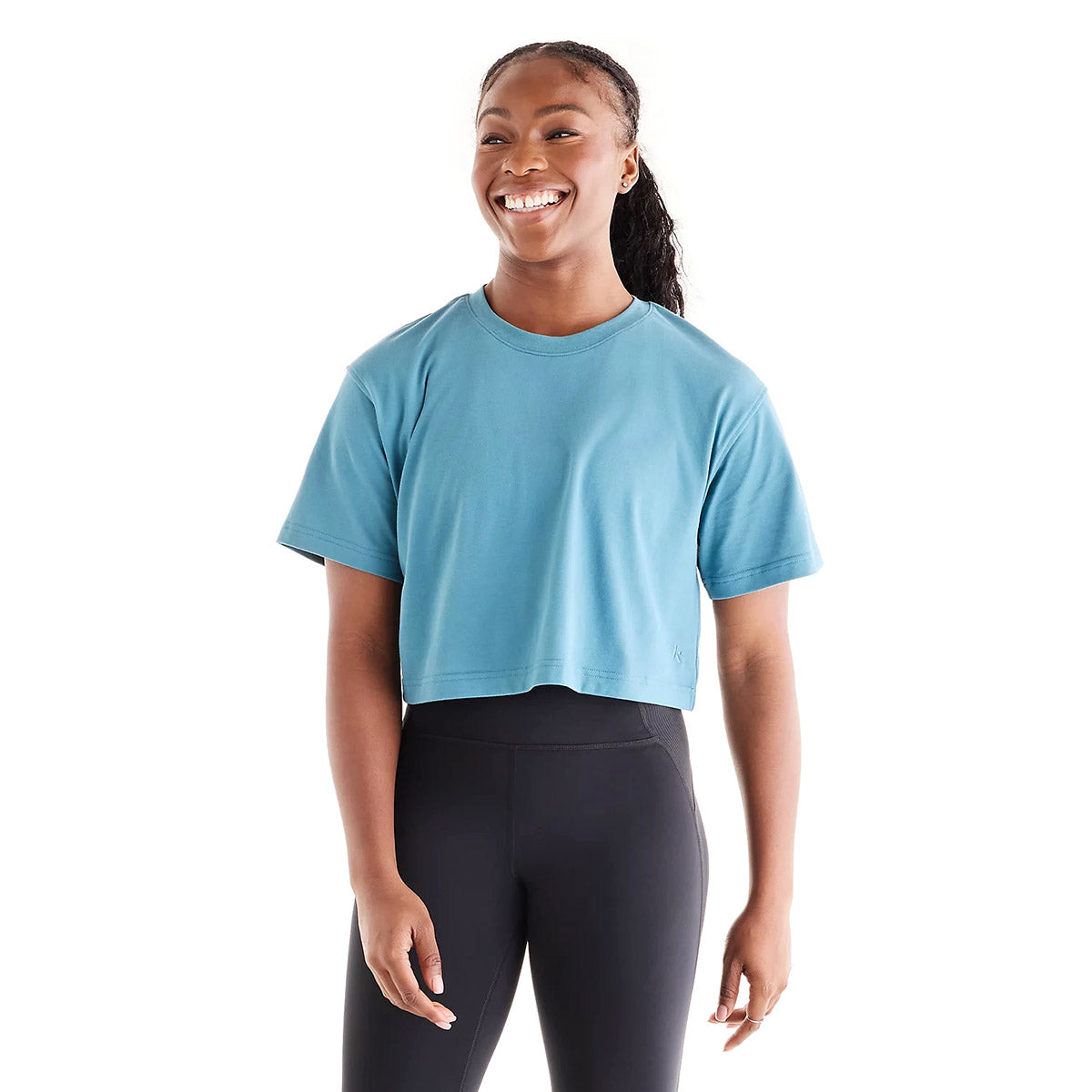 New Balance Klutch X NB Cropped Versatile T-Shirt ニューバランス Klutch X NBクロップドバーサタイルTシャツ WT61W8XA【レディース 半袖Tシャツ クロップ丈 速乾 快適 26FW】