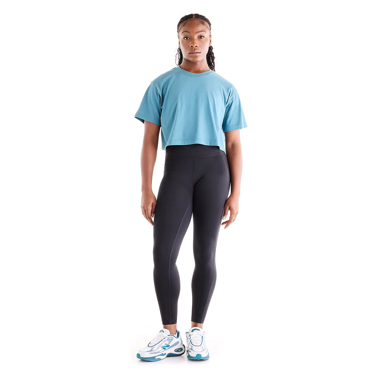 New Balance Klutch X NB Cropped Versatile T-Shirt ニューバランス Klutch X NBクロップドバーサタイルTシャツ WT61W8XA【レディース 半袖Tシャツ クロップ丈 速乾 快適 26FW】