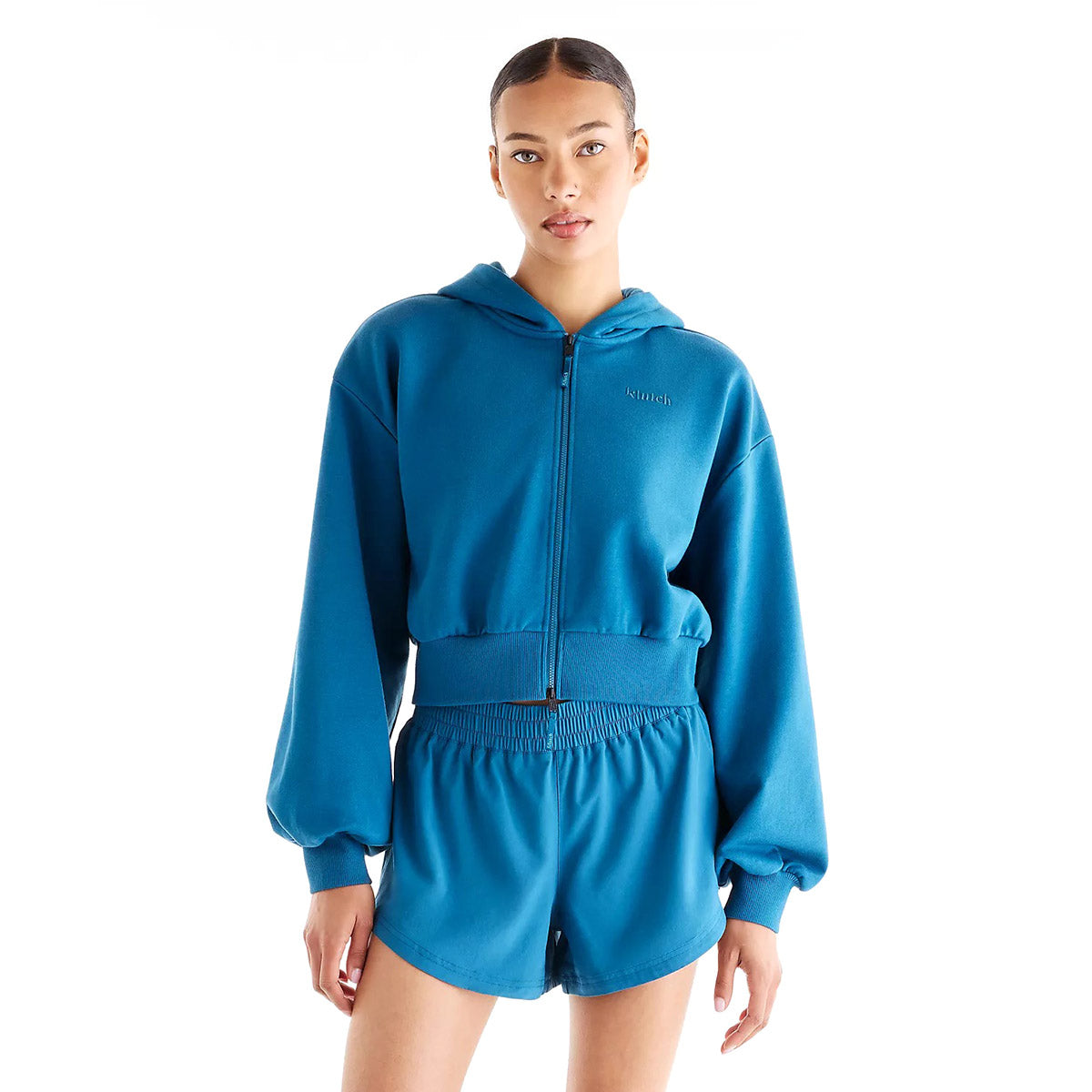 New Balance Klutch X NB Cotton Sweat Full Zip Hoodie ニューバランス Klutch X NB コットンスウェットフルジップフーディ WT6287XE【レディース フルジップフーディ ウェットフーディ フード付き 裏起毛 26FW】