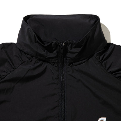 NON TOKYO 2WAY GATHER SHOULDER BLOUSON ノントーキョー 2WAY ギャザーショルダー ブルゾン NON-26A-0801【レディース アウター ライトシェル 2way 撥水加工 ロゴ 26FW】