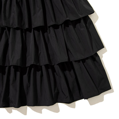 NON TOKYO 3Way Tiered Skirt ノントーキョー 3WAY ティアードスカート NON-26A-0803【レディース ティアードスカート ミニ ミディ ロング ギャザー 取り外し可能 26FW】