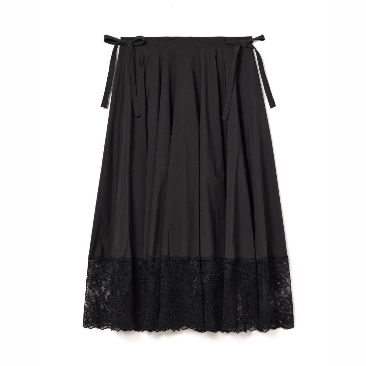 NON TOKYO LACE RIBBON SKIRT ノントーキョー レースリボンスカート NON-26A-0805【レディース ロングスカート ギャザースカート レース 撥水加工 26FW】