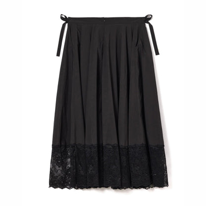 NON TOKYO LACE RIBBON SKIRT ノントーキョー レースリボンスカート NON-26A-0805【レディース ロングスカート ギャザースカート レース 撥水加工 26FW】