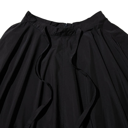 NON TOKYO LACE RIBBON SKIRT ノントーキョー レースリボンスカート NON-26A-0805【レディース ロングスカート ギャザースカート レース 撥水加工 26FW】