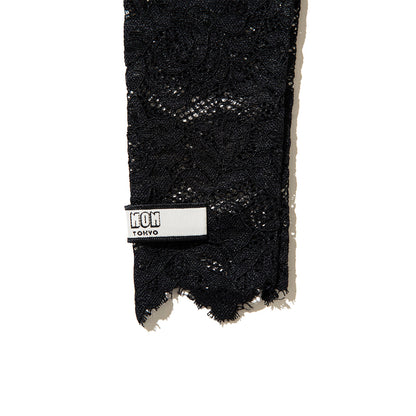 NON TOKYO Lace one-piece ノントーキョー レース ワンピース NON-26A-0810-BLK【レディース ロングワンピース レース 無地 花柄 ストレッチ 26FW】