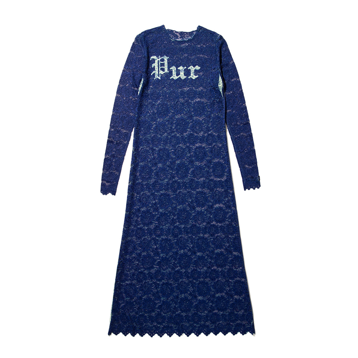 NON TOKYO Lace direct print one-piece ノントーキョー レース ダイレクト プリント ワンピース NON-26A-0810【レディース ロングワンピース レース プリント 花柄 ストレッチ 26FW】