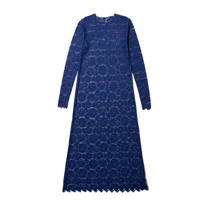 NON TOKYO Lace direct print one-piece ノントーキョー レース ダイレクト プリント ワンピース NON-26A-0810【レディース ロングワンピース レース プリント 花柄 ストレッチ 26FW】