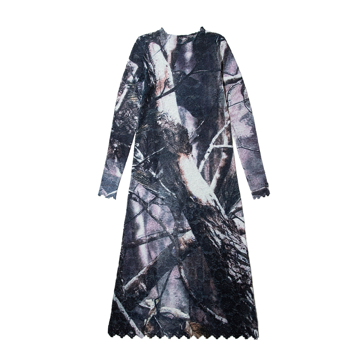 NON TOKYO Lace direct print one-piece ノントーキョー レース ダイレクト プリント ワンピース NON-26A-0810【レディース ロングワンピース レース プリント 花柄 ストレッチ 26FW】