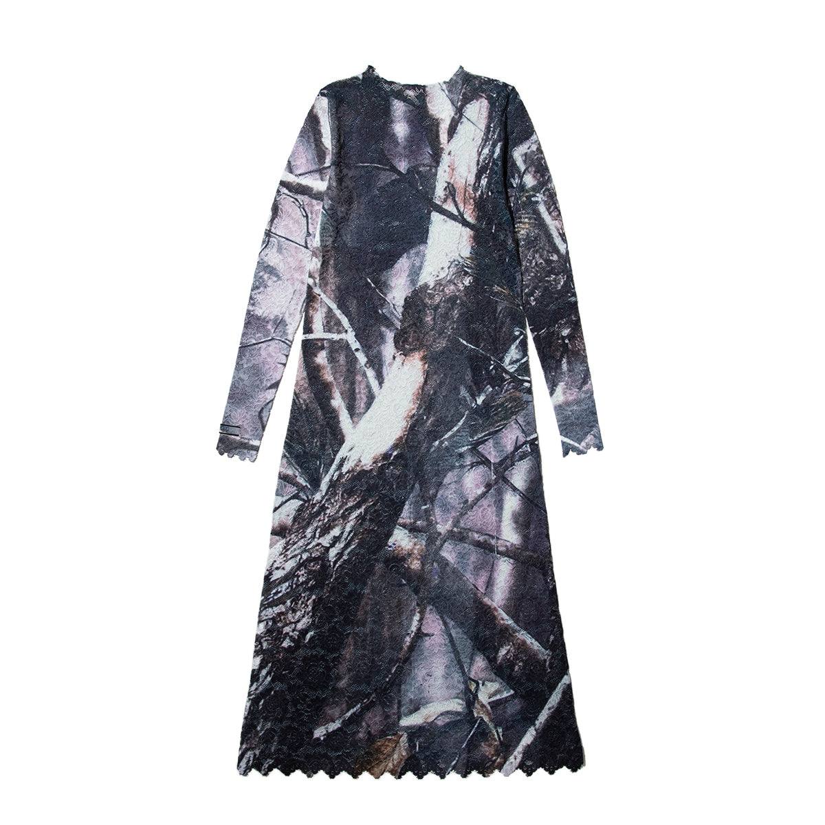 NON TOKYO Lace direct print one-piece ノントーキョー レース ダイレクト プリント ワンピース NON-26A-0810【レディース ロングワンピース レース プリント 花柄 ストレッチ 26FW】