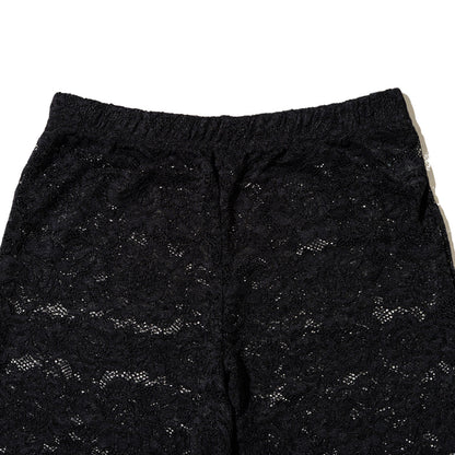 NON TOKYO Lace flare pants ノントーキョー レース フレアパンツ NON-26A-0811-BLK【レディース フレアパンツ レース 無地 花柄 ストレッチ 26FW】