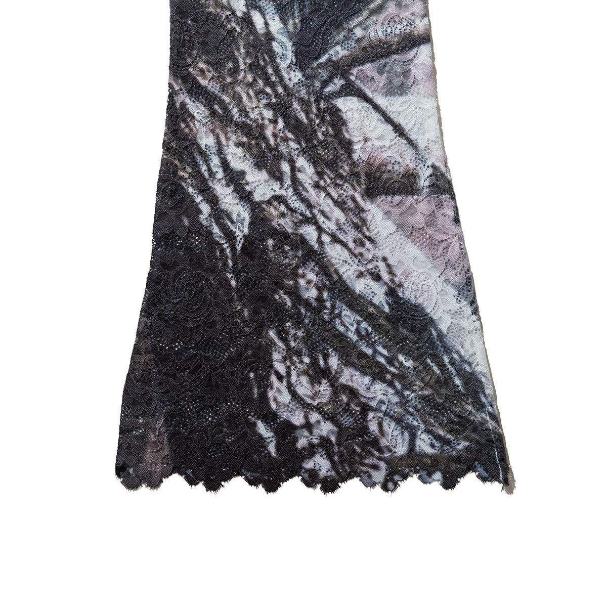 NON TOKYO Lace direct print flare pants ノントーキョー レース ダイレクト プリント フレアパンツ NON-26A-0811【レディース フレアパンツ レース プリント 花柄 ストレッチ 26FW】