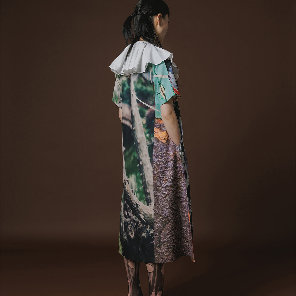 NON TOKYO DIRECT PRINT PULLOVER H/S OP  ノントーキョー ダイレクトプリント プルオーバー H/S ワンピース NON-26A-0815【レディース プルオーバー型ワンピース 1点物 ファッション 快適 26FW】