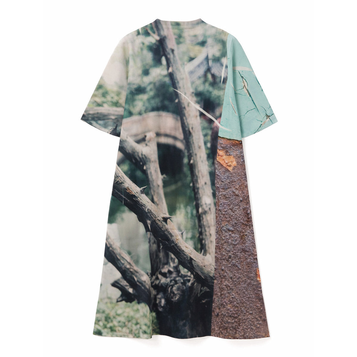 NON TOKYO DIRECT PRINT PULLOVER H/S OP  ノントーキョー ダイレクトプリント プルオーバー H/S ワンピース NON-26A-0815【レディース プルオーバー型ワンピース 1点物 ファッション 快適 26FW】
