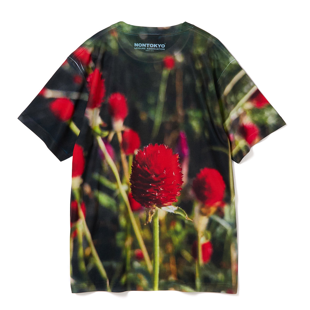 NON TOKYO DIRECT PRINT T-SHIRT ノントーキョー ダイレクトプリントTシャツ NON-26A-0816【レディース 半袖 転写プリント 吸水速乾 UVケア機能 花柄 26FW】