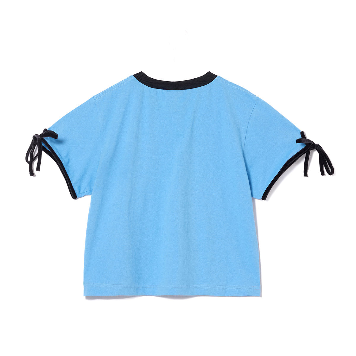 NON TOKYO VELVET RIBBON T-SHIRT ノントーキョー ベルベットリボンTシャツ  NON-26A-0825【レディース 半袖Tシャツ リボン 天竺   26FW】