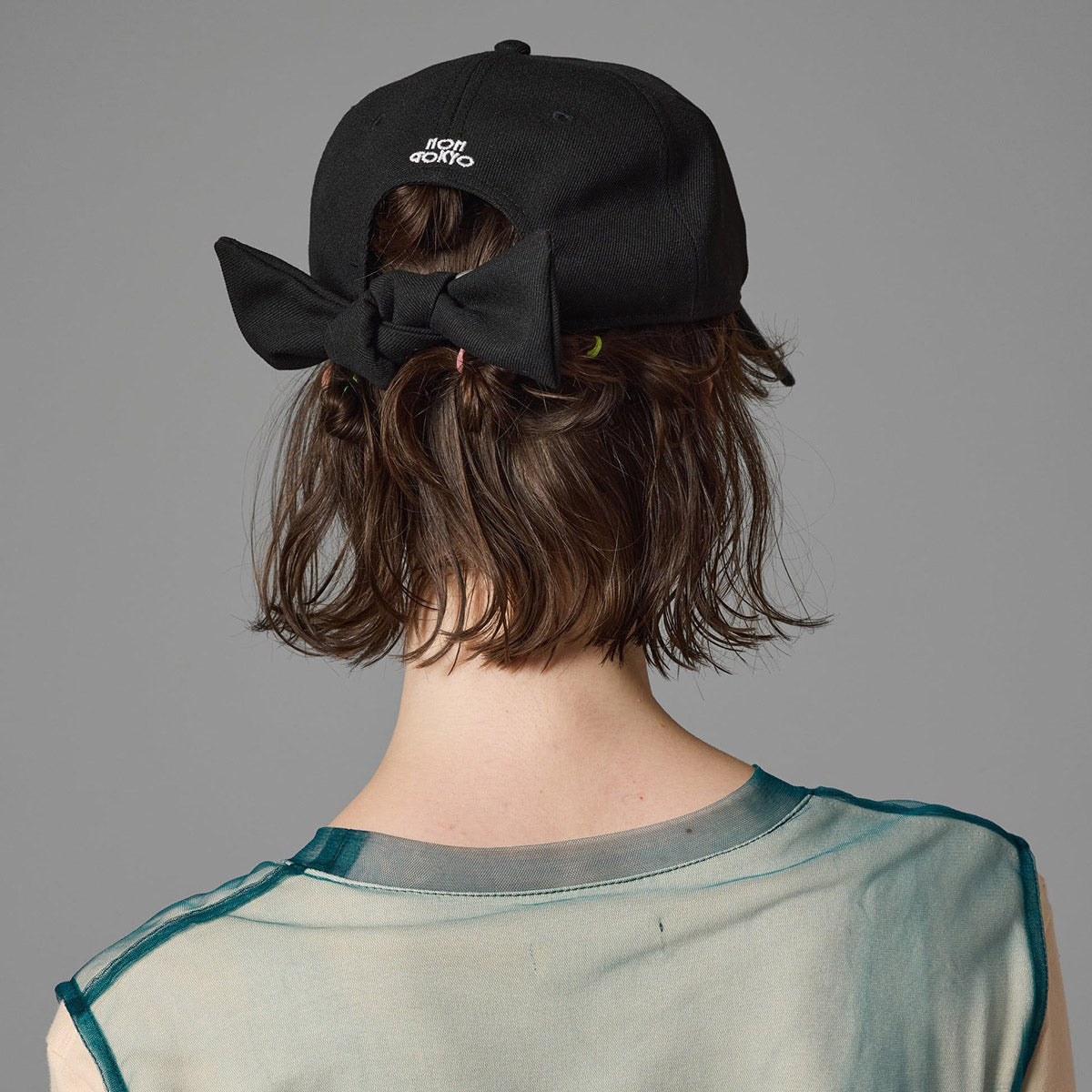 NON TOKYO 2WAY RIBBON CAP Feat.NEW ERA ノントーキョー 2WAY リボン キャップ Feat. NEW ERA NON-26A-0829【レディース コラボ 2WAY  26FW】