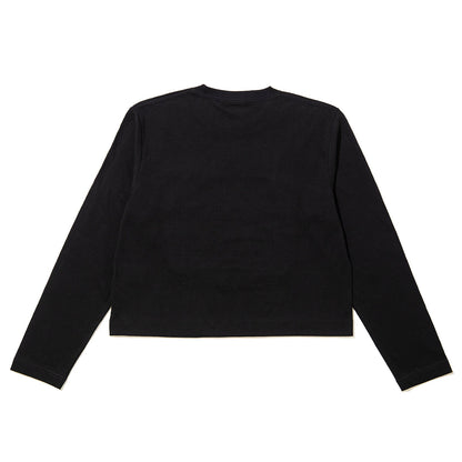 NON TOKYO FRILL FRAME L/S T-SHIRT ノントーキョー フリルフレーム ロングスリーブTシャツ NON-26A-0906【レディース 長袖Tシャツ ロンT レース 前面プリント 26FW】