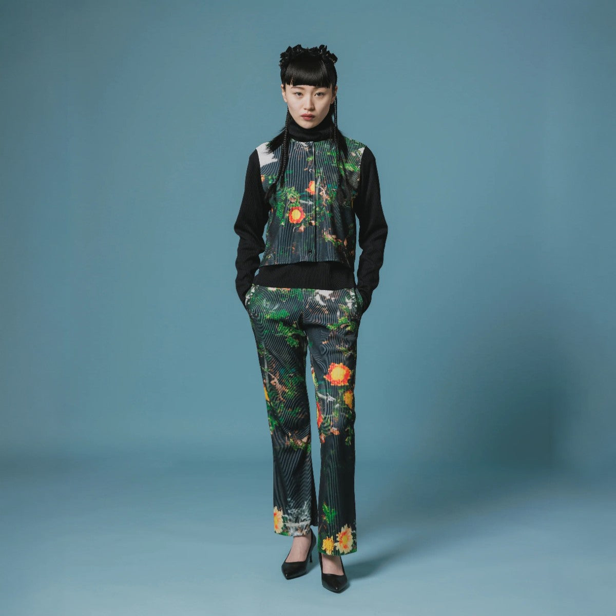 NON TOKYO RIB FLARE PANTS ノントーキョー リブフレアパンツ NON-26A-0915【レディース  パンツ 速乾性 伸縮性  26FW】