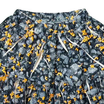 NON TOKYO DIRECT PRINT RIB GATHER SKIRT ノントーキョー ダイレクトプリント リブギャザースカート NON-26A-0918【レディース ティアードスカート ベアトップ フォトプリント 26FW】