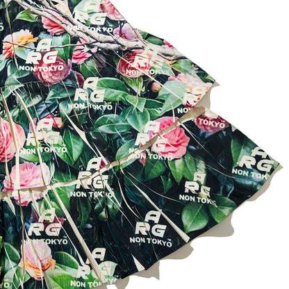 NON TOKYO DIRECT PRINT RIB GATHER SKIRT ノントーキョー ダイレクトプリント リブギャザースカート NON-26A-0918【レディース ティアードスカート ベアトップ フォトプリント 26FW】