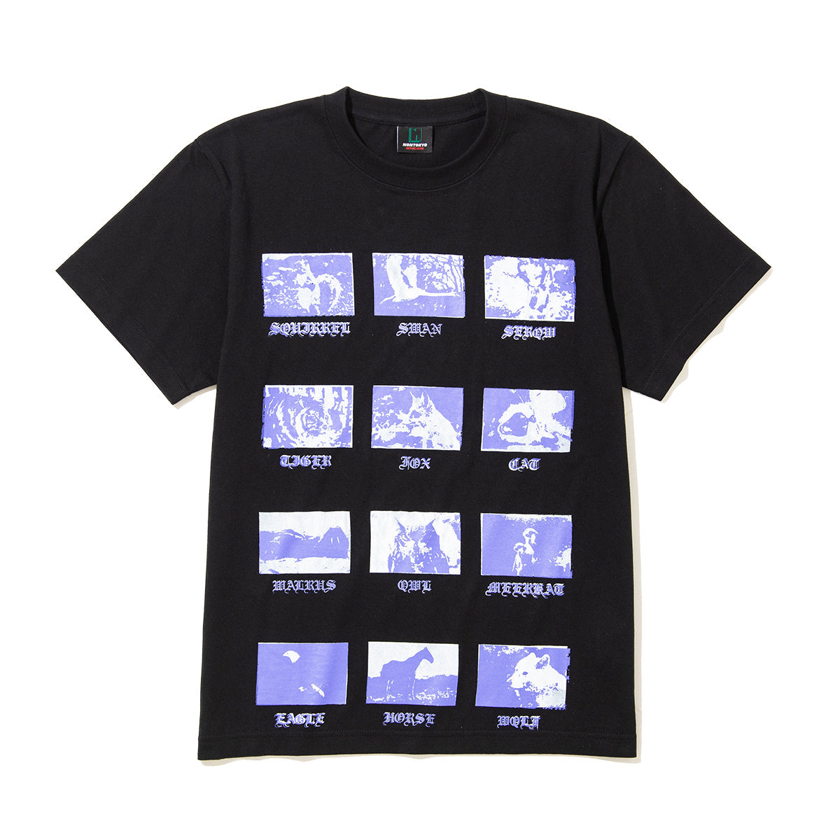 NON TOKYO Print H/S T-Shirt Animal ノントーキョー プリント ハーフスリーブ Tシャツ アニマル NON-26A-0931【レディース 半袖Tシャツ プリント グラフィック 動物 26FW】