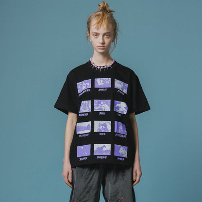 NON TOKYO Print H/S T-Shirt Animal ノントーキョー プリント ハーフスリーブ Tシャツ アニマル NON-26A-0931【レディース 半袖Tシャツ プリント グラフィック 動物 26FW】