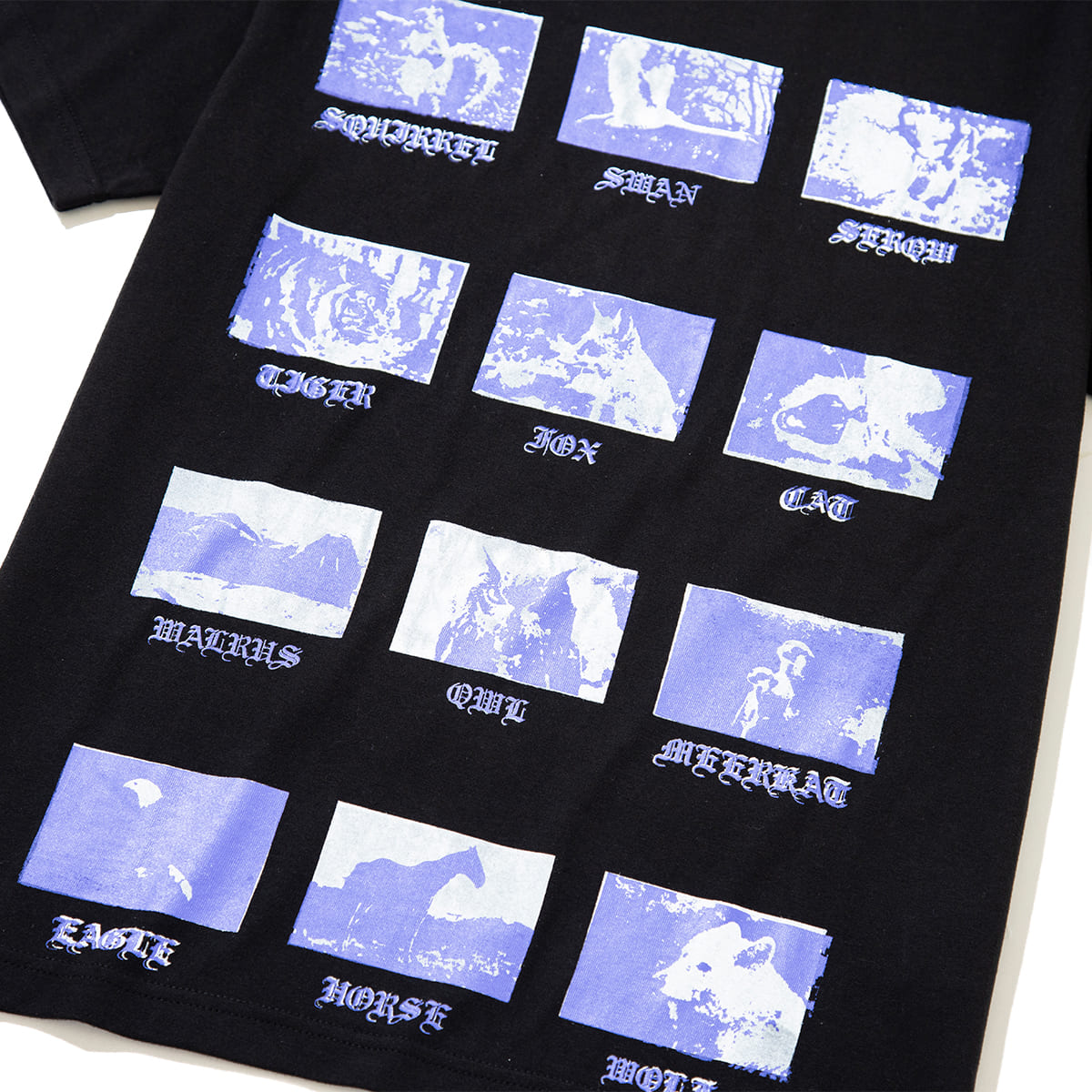 NON TOKYO Print H/S T-Shirt Animal ノントーキョー プリント ハーフスリーブ Tシャツ アニマル NON-26A-0931【レディース 半袖Tシャツ プリント グラフィック 動物 26FW】