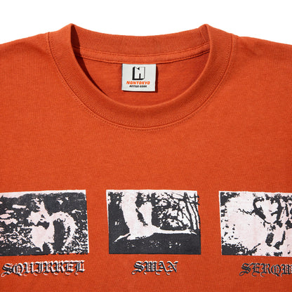 NON TOKYO Print H/S T-Shirt Animal ノントーキョー プリント ハーフスリーブ Tシャツ アニマル NON-26A-0931【レディース 半袖Tシャツ プリント グラフィック 動物 26FW】