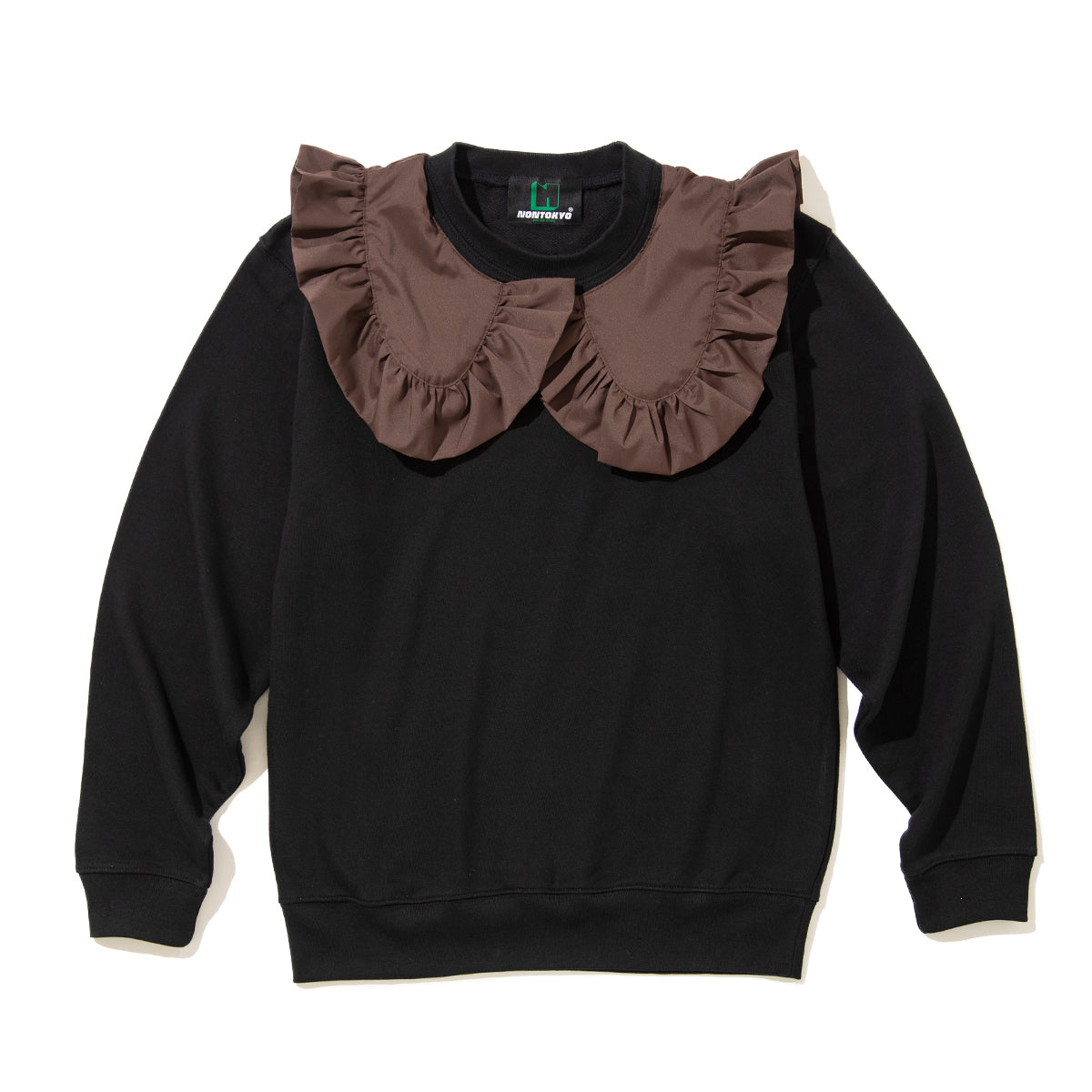 NON TOKYO Frill Collar PO Sweat ノントーキョー フリル カラー プルオーバー スウェット NON-26A-1011【レディース スウェット トレーナー フリル ガーリー 快適性  26FW】