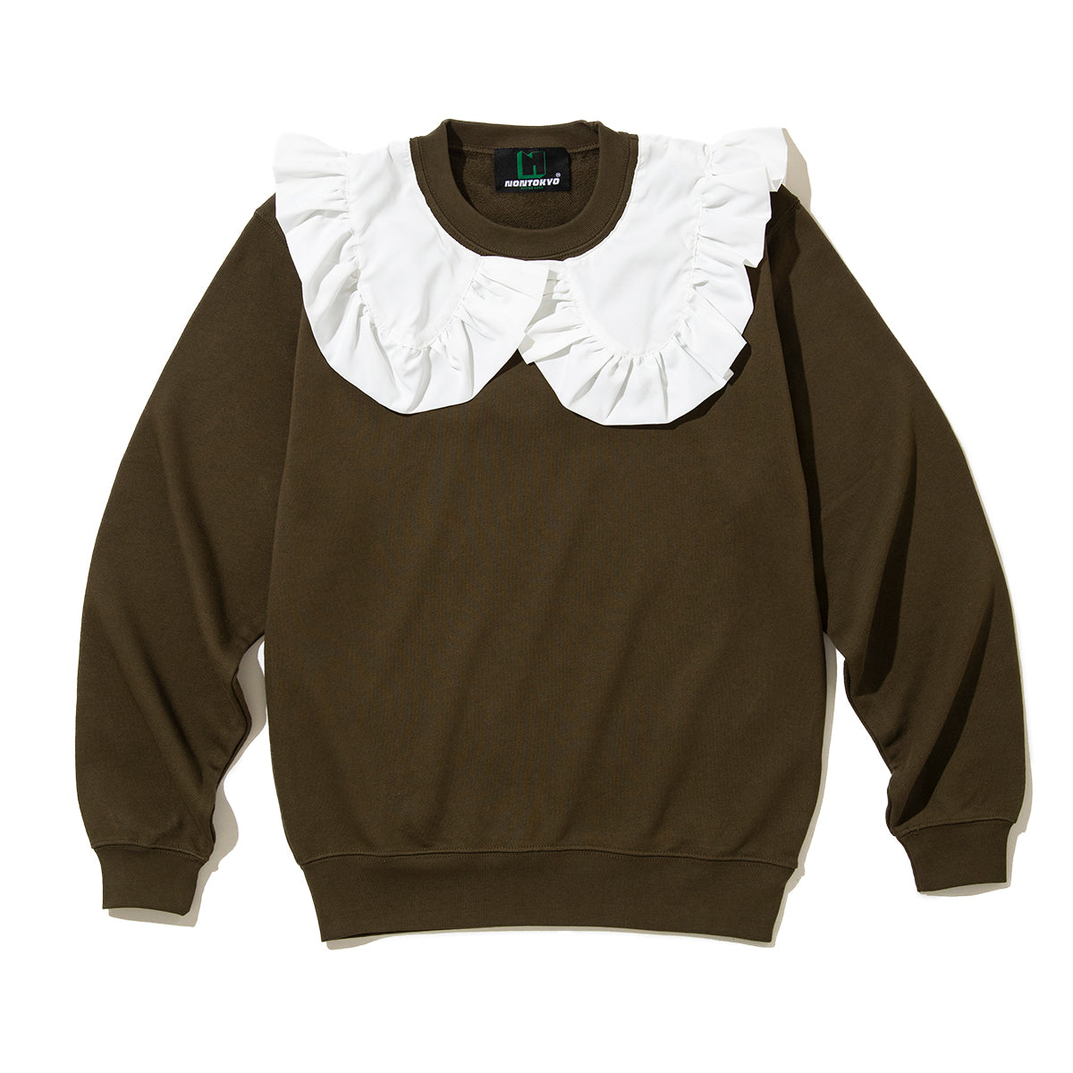 NON TOKYO Frill Collar PO Sweat ノントーキョー フリル カラー プルオーバー スウェット NON-26A-1011【レディース スウェット トレーナー フリル ガーリー 快適性  26FW】