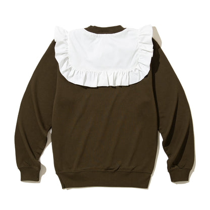 NON TOKYO Frill Collar PO Sweat ノントーキョー フリル カラー プルオーバー スウェット NON-26A-1011【レディース スウェット トレーナー フリル ガーリー 快適性  26FW】