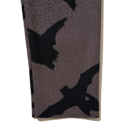 NON TOKYO Print Rib L/S One-piece ノントーキョー プリントリブロングスリーブワンピース NON-26A-1017【レディース 長袖ワンピース ロングワンピース 速乾性 ポケット付き 26FW】