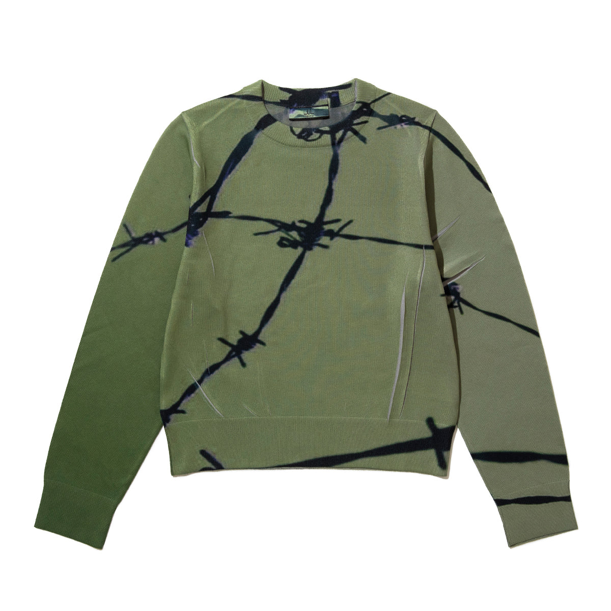 NON TOKYO Print Knit Pullover Top ノントーキョー プリントニットプルオーバートップ NON-26A-1020【レディース ニットトップス プリント 速乾性 耐久性 26FW】
