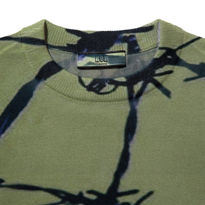 NON TOKYO Print Knit Pullover Top ノントーキョー プリントニットプルオーバートップ NON-26A-1020【レディース ニットトップス プリント 速乾性 耐久性 26FW】