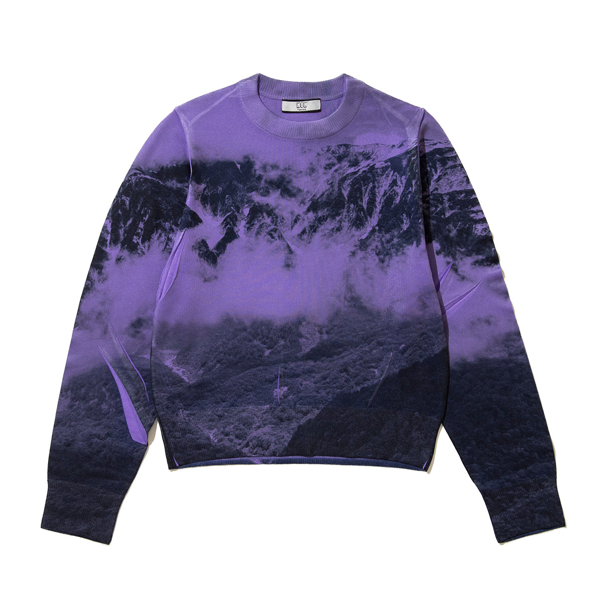 NON TOKYO Print Knit Pullover Top ノントーキョー プリントニットプルオーバートップ NON-26A-1020【レディース ニットトップス プリント 速乾性 耐久性 26FW】