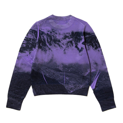 NON TOKYO Print Knit Pullover Top ノントーキョー プリントニットプルオーバートップ NON-26A-1020【レディース ニットトップス プリント 速乾性 耐久性 26FW】