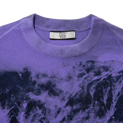 NON TOKYO Print Knit Pullover Top ノントーキョー プリントニットプルオーバートップ NON-26A-1020【レディース ニットトップス プリント 速乾性 耐久性 26FW】