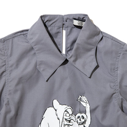 NON TOKYO Pullover Bats Shirt ノントーキョー プルオーバーバットシャツ NON-26A-SW8-001【レディース プリントシャツ ショート丈 吸水性 防しわ性 日本製 26FW】