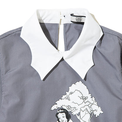 NON TOKYO Pullover Bats Shirt O/P ノントーキョー プルオーバーバットシャツワンピース NON-26A-SW8-002【レディース シャツワンピース ロングワンピース 吸湿性 防しわ性 日本製 26FW】